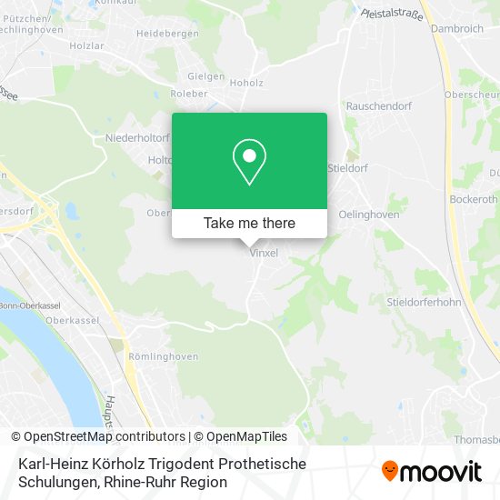 Karl-Heinz Körholz Trigodent Prothetische Schulungen map