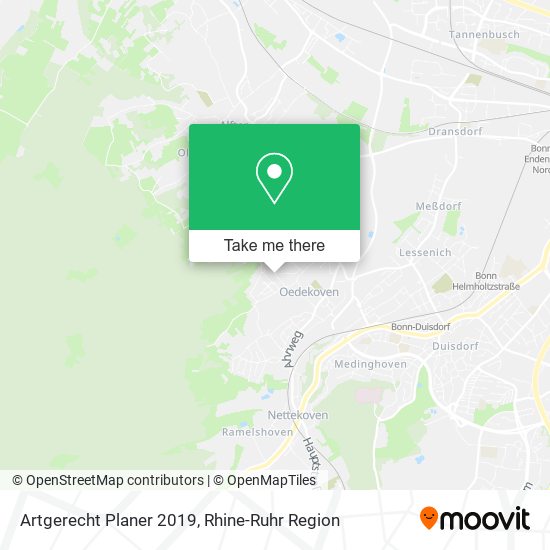 Artgerecht Planer 2019 map