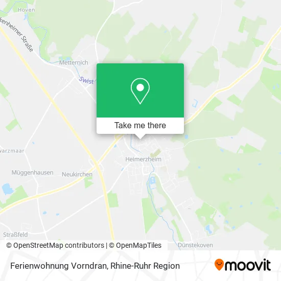 Карта Ferienwohnung Vorndran