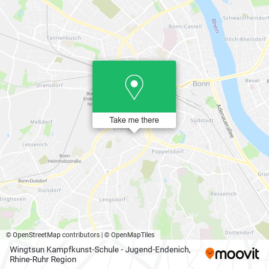 Карта Wingtsun Kampfkunst-Schule - Jugend-Endenich