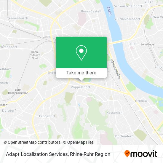 Adapt Localization Services map