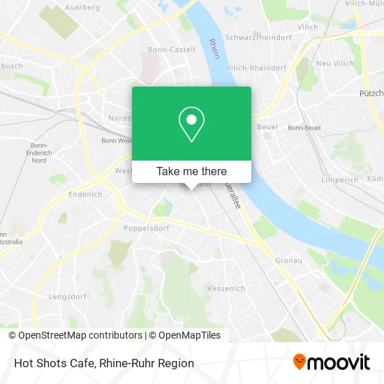 Карта Hot Shots Cafe