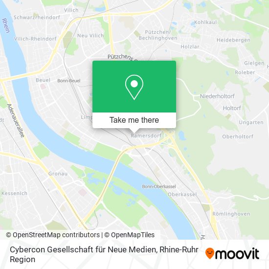 Cybercon Gesellschaft für Neue Medien map