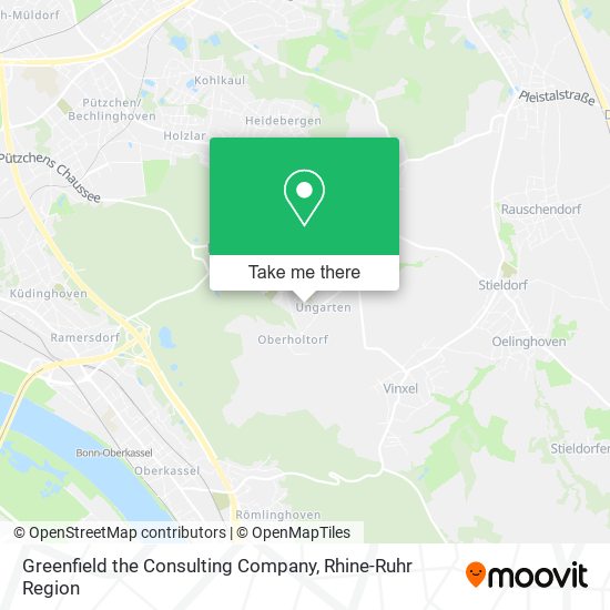 Greenfield the Consulting Company map