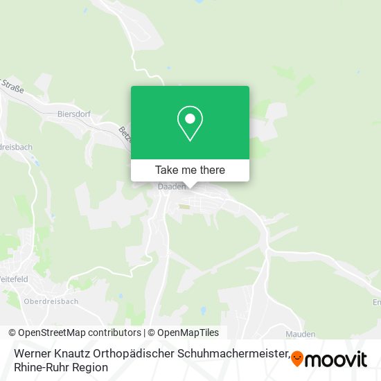 Werner Knautz Orthopädischer Schuhmachermeister map