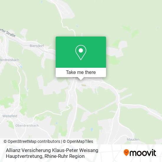 Allianz Versicherung Klaus-Peter Weisang Hauptvertretung map