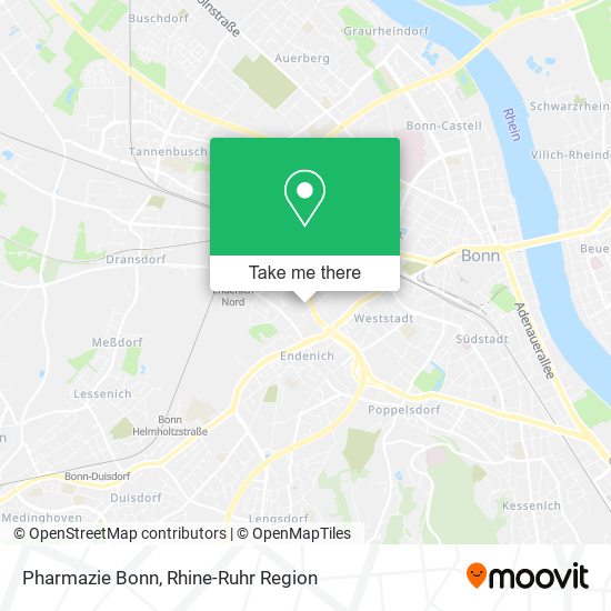 Pharmazie Bonn map