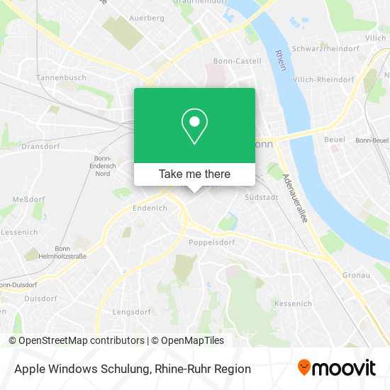 Apple Windows Schulung map