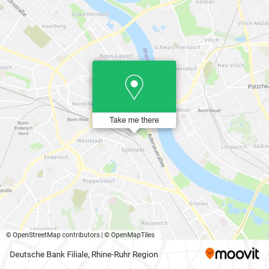 Deutsche Bank Filiale map