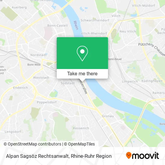 Карта Alpan Sagsöz Rechtsanwalt