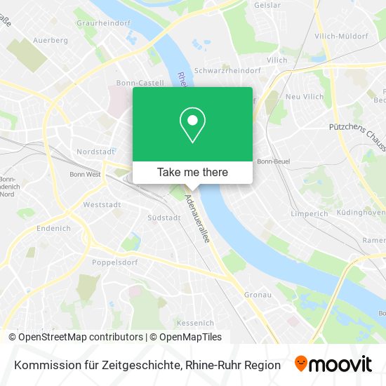 Kommission für Zeitgeschichte map