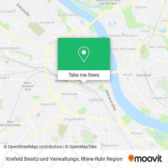 Krefeld Besitz-und Verwaltungs map