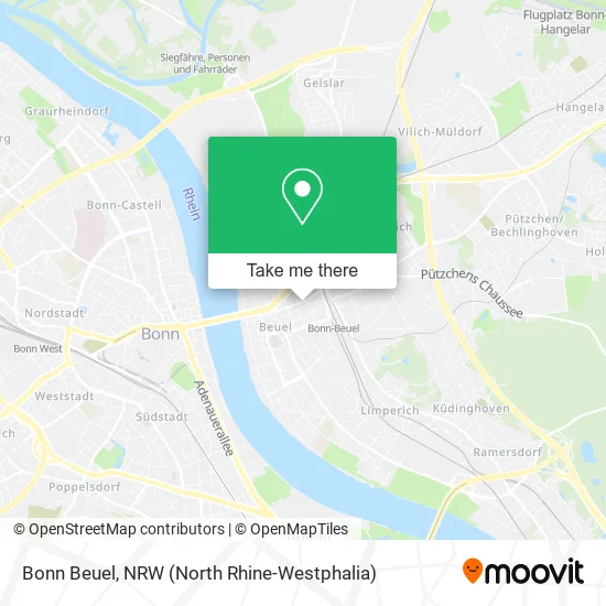 Карта Bonn Beuel