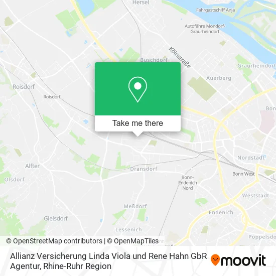 Карта Allianz Versicherung Linda Viola und Rene Hahn GbR Agentur