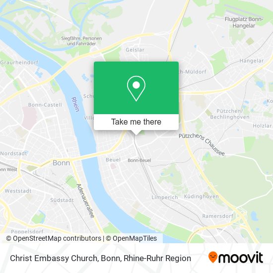 Christ Embassy Church, Bonn map