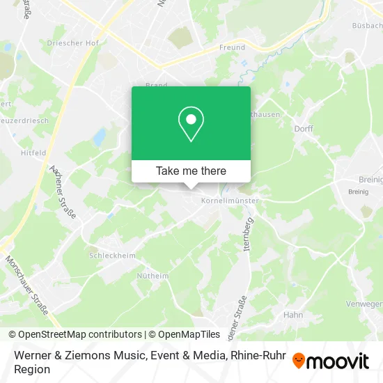 Карта Werner & Ziemons Music, Event & Media