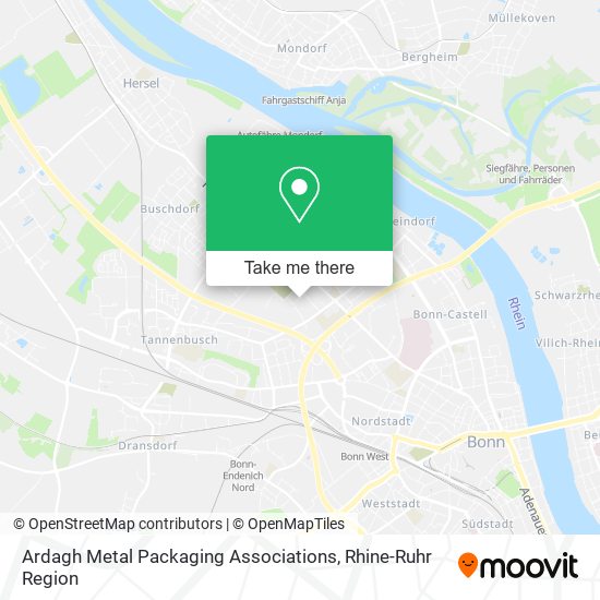Карта Ardagh Metal Packaging Associations