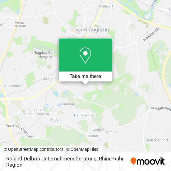 Roland Delbos Unternehmensberatung map