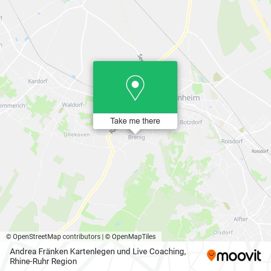 Andrea Fränken Kartenlegen und Live Coaching map
