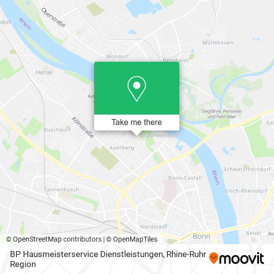 BP Hausmeisterservice Dienstleistungen map