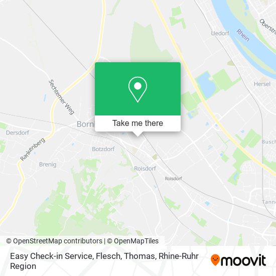 Easy Check-in Service, Flesch, Thomas map