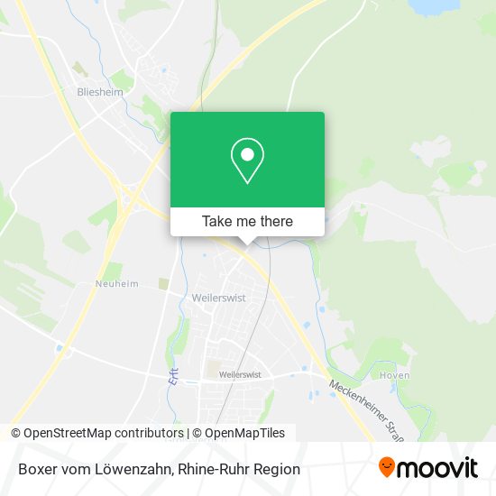 Boxer vom Löwenzahn map