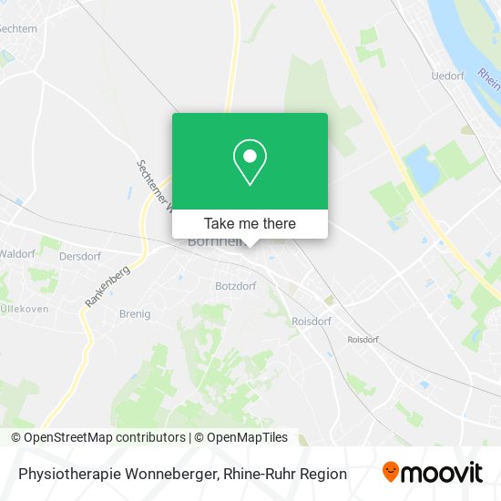 Physiotherapie Wonneberger map