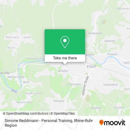 Simone Reddmann - Personal Training map