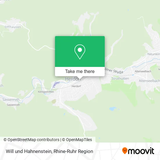 Карта Will und Hahnenstein