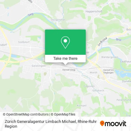 Карта Zürich Generalagentur Limbach Michael
