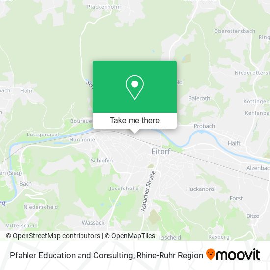 Pfahler Education and Consulting map