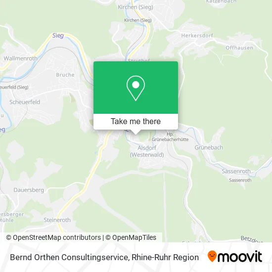 Карта Bernd Orthen Consultingservice
