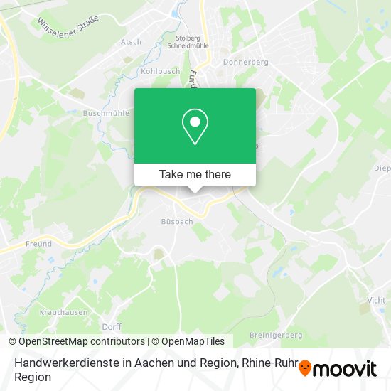 Handwerkerdienste in Aachen und Region map