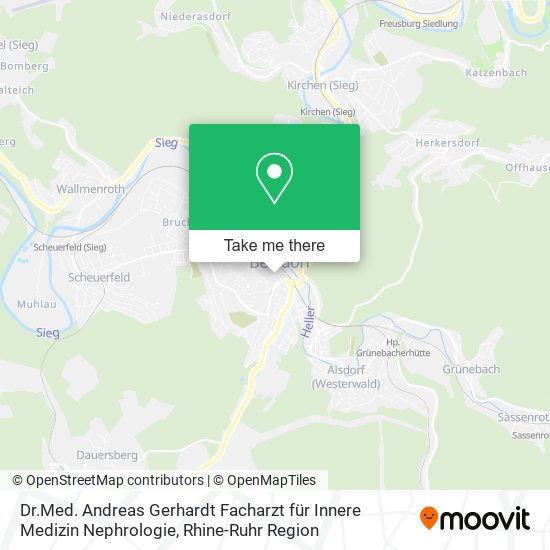 Dr.Med. Andreas Gerhardt Facharzt für Innere Medizin Nephrologie map