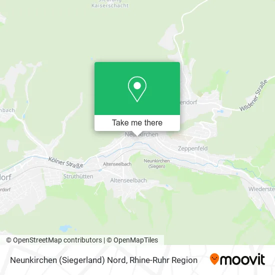 Карта Neunkirchen (Siegerland) Nord
