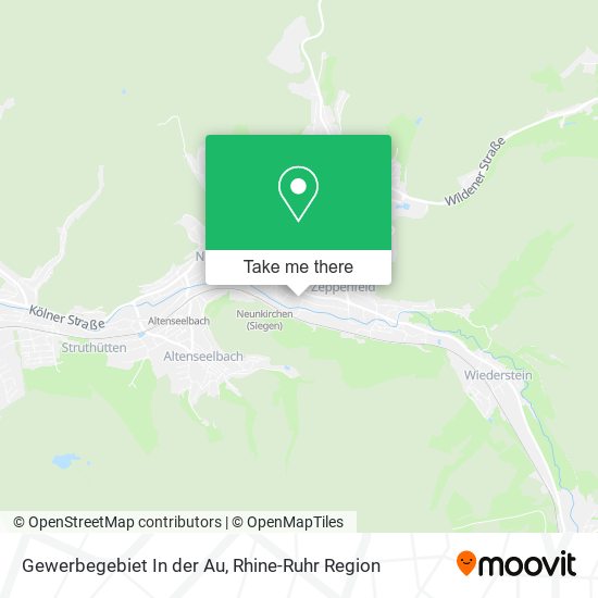 Gewerbegebiet In der Au map