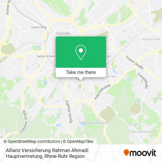 Allianz Versicherung Rahman Ahmadi Hauptvertretung map