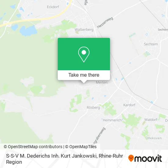 S-S-V M. Dederichs Inh. Kurt Jankowski map