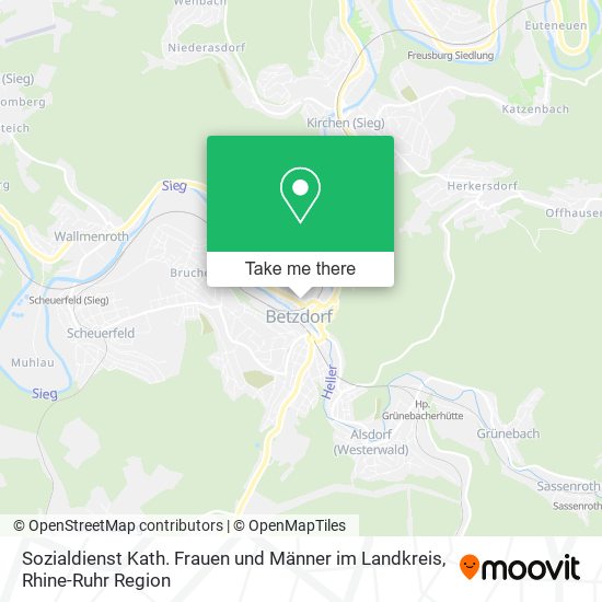Sozialdienst Kath. Frauen und Männer im Landkreis map