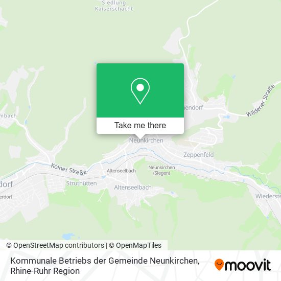 Kommunale Betriebs der Gemeinde Neunkirchen map
