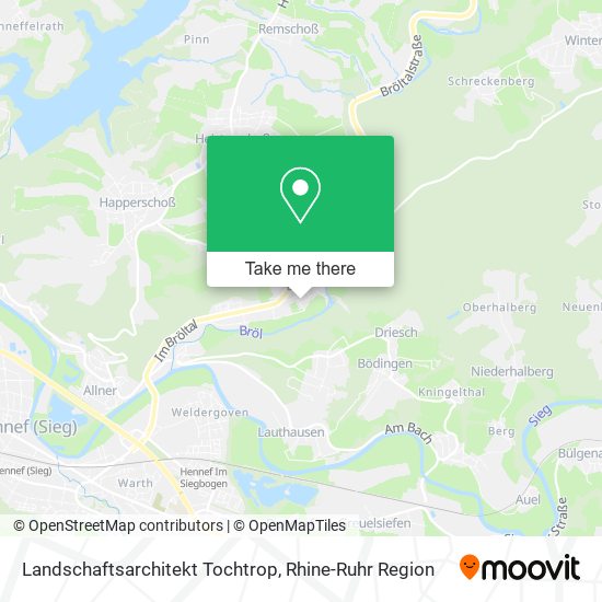 Landschaftsarchitekt Tochtrop map