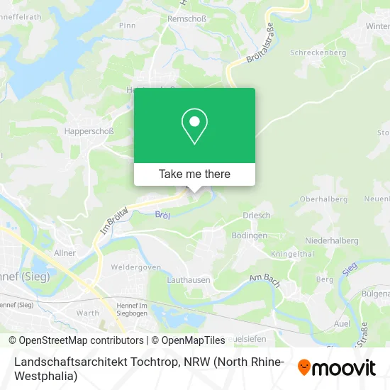 Landschaftsarchitekt Tochtrop map