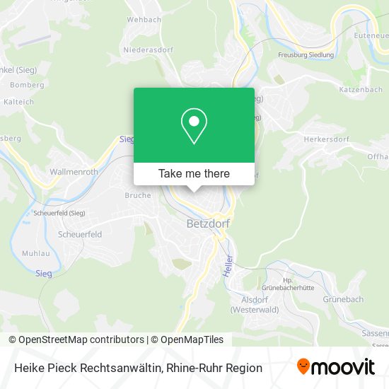 Heike Pieck Rechtsanwältin map