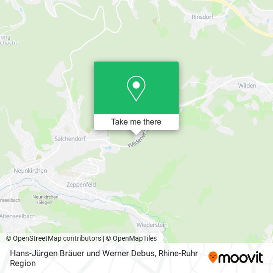 Hans-Jürgen Bräuer und Werner Debus map