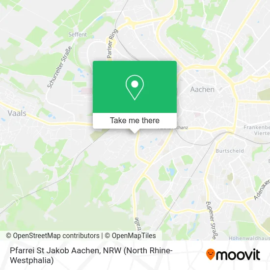 Карта Pfarrei St Jakob Aachen