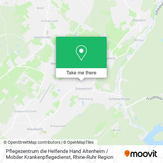 Pflegezentrum die Helfende Hand Altenheim / Mobiler Krankenpflegedienst map