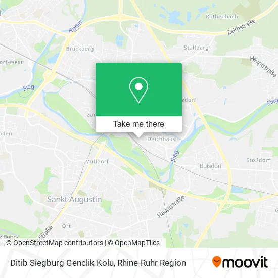 Карта Ditib Siegburg Genclik Kolu