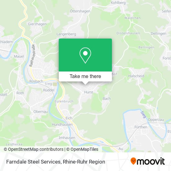 Farndale Steel Services map