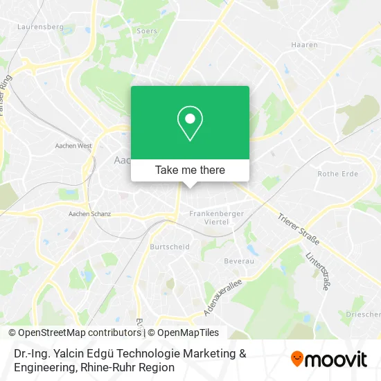 Карта Dr.-Ing. Yalcin Edgü Technologie Marketing & Engineering