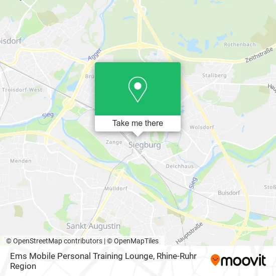 Карта Ems Mobile Personal Training Lounge
